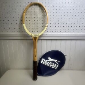 SLAZENGER Vintage Wood Tennis Racket - Challenge No. 1 - Championship Frame